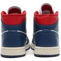 Jordan 1 Mid (French Blue Gym Red)