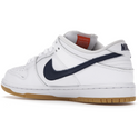 Nike SB Dunk Low Orange Label (White Navy)