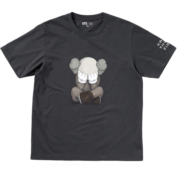 KAWS x Uniqlo Tokyo First Tee (Japanese Sizing) Dark Grey