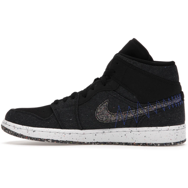Jordan 1 Mid Crater (Black)