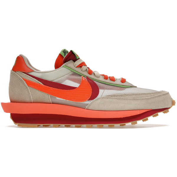 Nike LD Waffle sacai CLOT Kiss of Death Net (Orange Blaze)