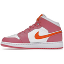 Jordan 1 Mid (Pinksicle Safety Orange)