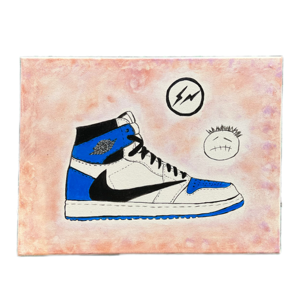 Hand Drawing Paintings  (Fragment x Travis Scott)