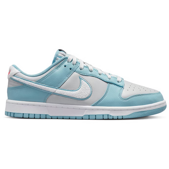 Nike Dunk Low Retro Fleece Swoosh (Worn Blue)