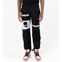 Palms and Roses Cargo Pants (Black)
