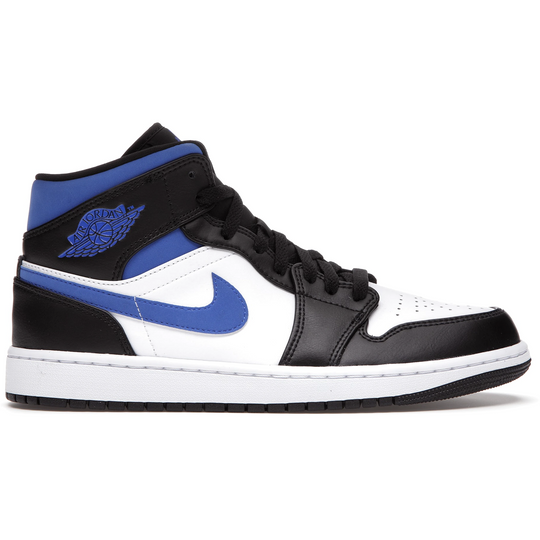 Jordan 1 Mid (White Black Royal)
