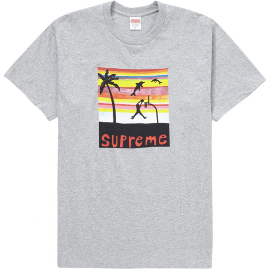 Supreme Dunk Tee (Heather Grey)
