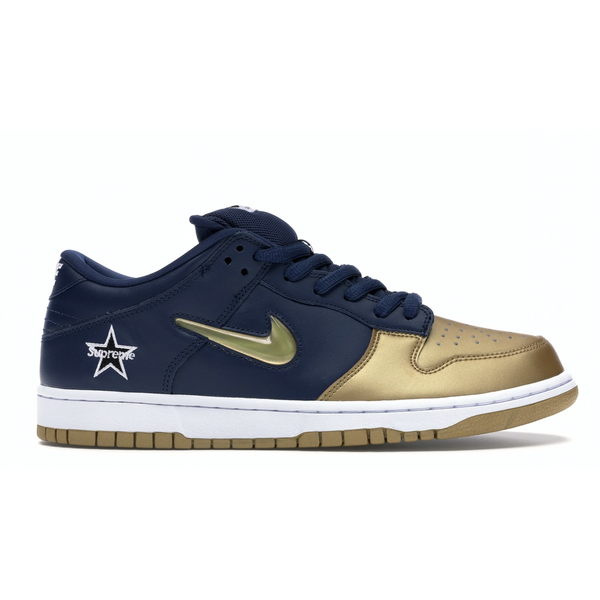 Nike SB Dunk Low (Supreme Jewel Swoosh Gold)