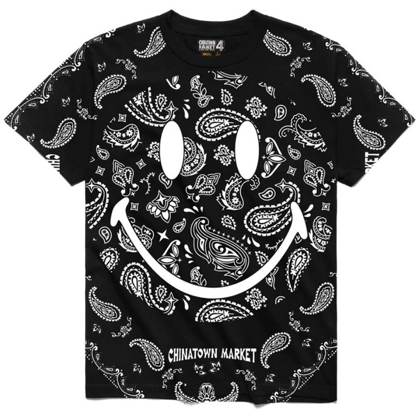 Market x YG 4hunnid Paisley Smiley T-shirt (Black)