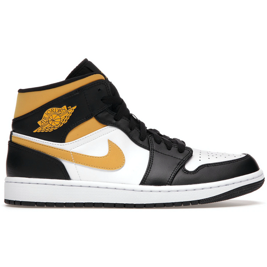 Jordan 1 Mid (White Pollen Black)