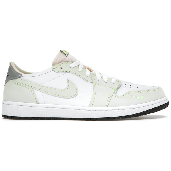 Jordan 1 Retro Low (White Ghost Green Black)