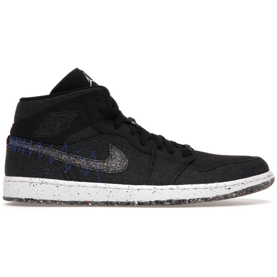Jordan 1 Mid Crater (Black)