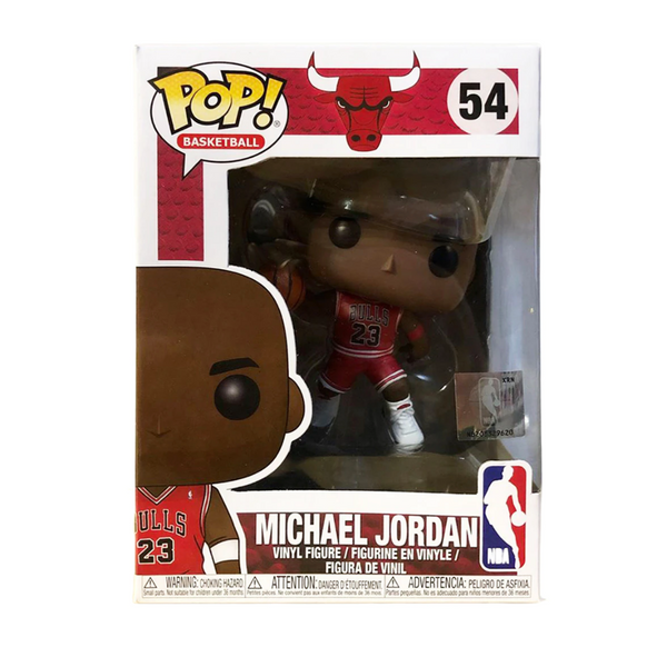 Funko Pop! Basketball Bulls Michael Jordan Red Jersey NBA Sticker Figure #54