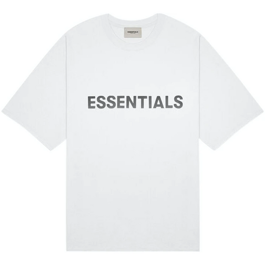Fear of God Essentials Boxy T-Shirt Applique Logo (White)