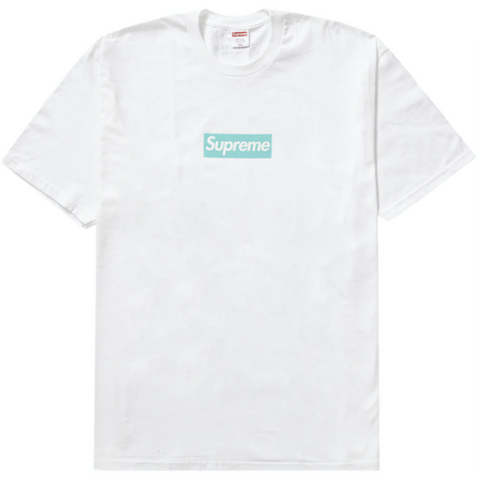 Supreme Tiffany & Co. Box Logo Tee (White)