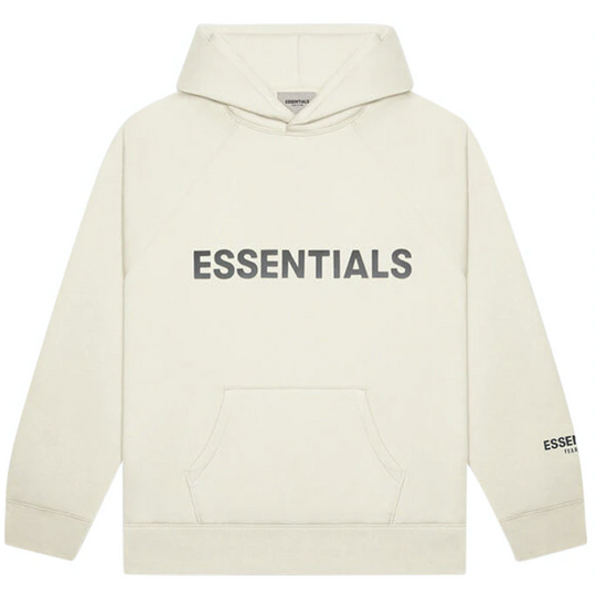 Fear of God Essentials Pullover Hoodie Applique Logo (Buttercream)