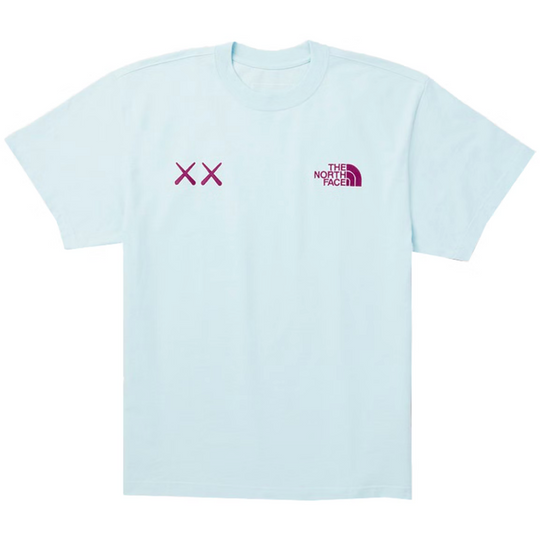 KAWS x The North Face Tee (Light Blue/Purple)