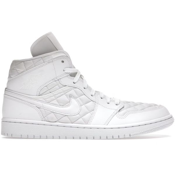 Jordan 1 Mid (Quilted White )