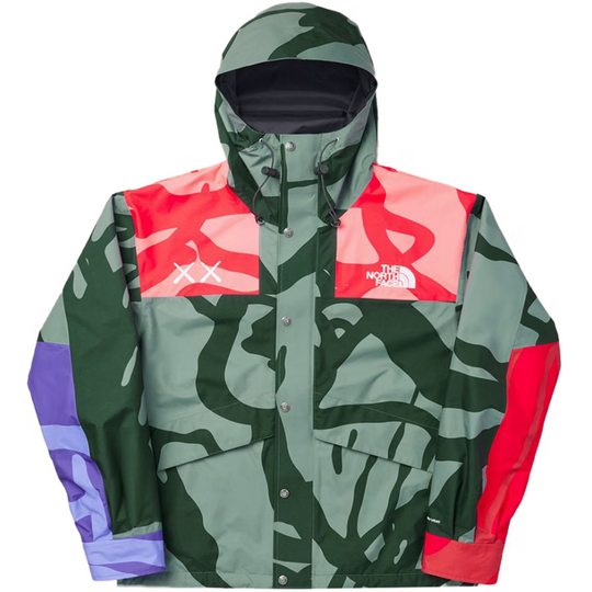 KAWS x The North Face Retro 1986 Mountain Jacket (Balsam Green 86 Print)