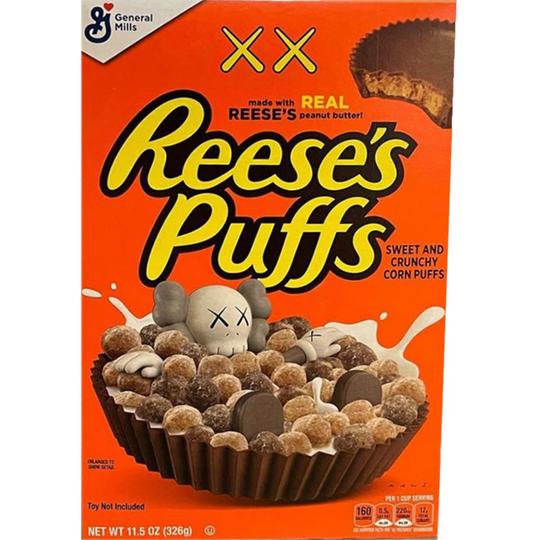KAWS x Reese's Puffs Cereal (Not Fit For Human Consumption)