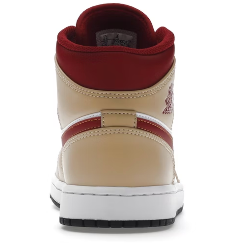 Jordan 1 Mid (Beige White Red)