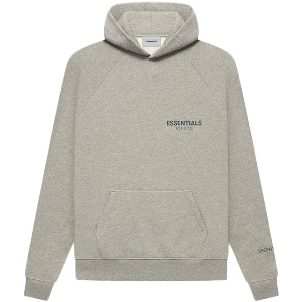 Fear of God Essentials Core Collection Pullover Hoodie (Dark Heather Oatmeal)
