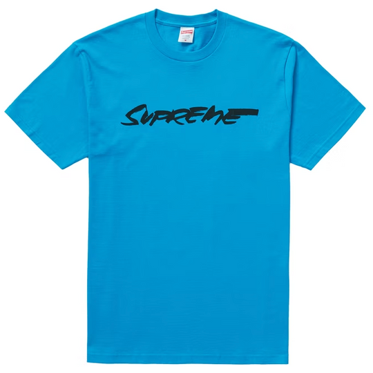 Supreme Futura Logo Tee (Bright Blue)