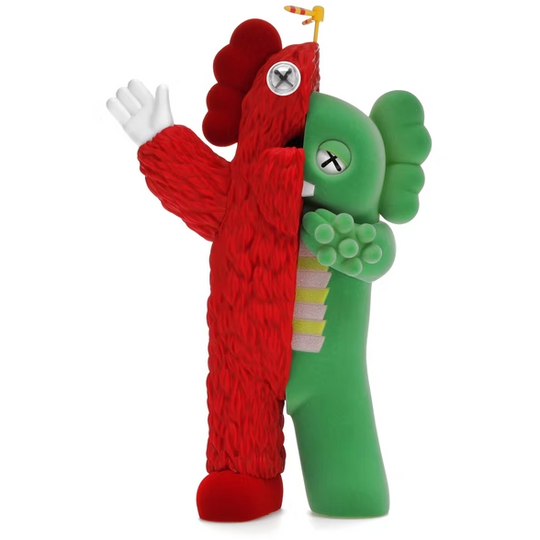KAWS KACHAMUKKU Vinyl Figure (Green/Red)