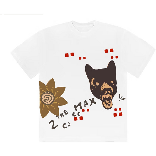 Travis Scott Cactus Jack Wolf T-shirt (White)