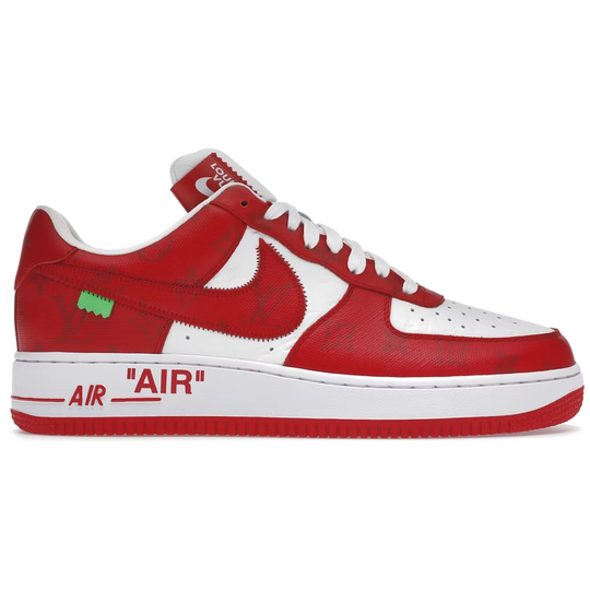 Louis Vuitton Nike Air Force 1 Low By Virgil Abloh (White Red)