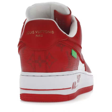 Louis Vuitton Nike Air Force 1 Low By Virgil Abloh (White Red)