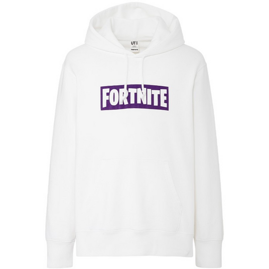 UNIQLO x Fornite Logo Hoodie (White)
