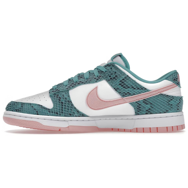 Nike Dunk Low Snakeskin (Washed Teal Bleached Coral)