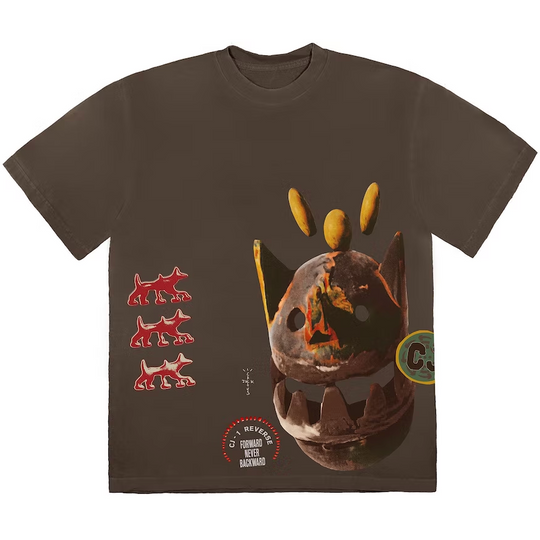 Travis Scott Never Backward T-shirt (Brown)