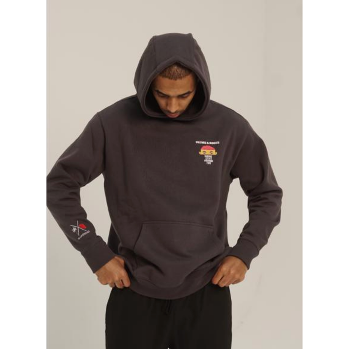 Palms and Roses Hoodie (Black) | Dapper Beast