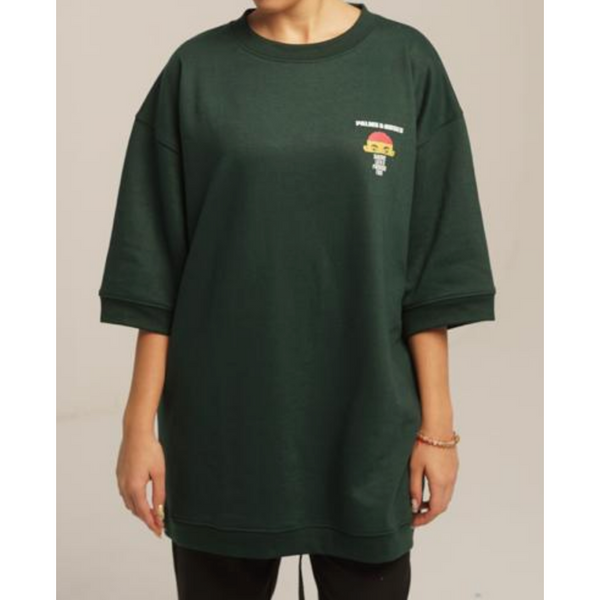 Palms and Roses Mind T-Shirts (Green)