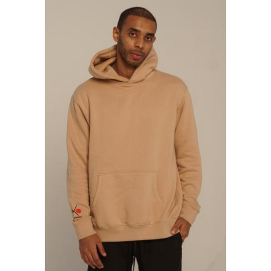 Palms and Roses Hoodie (Beige)