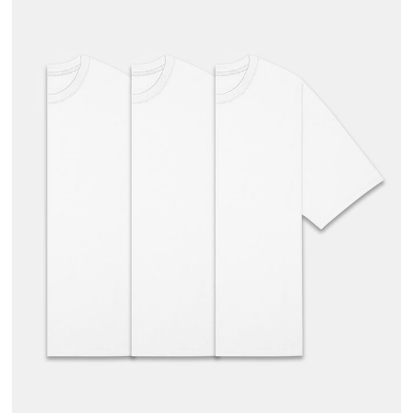 Fear of God Essentials 3-Pack T-shirts (White)