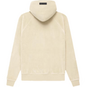 Fear of God Essentials Women's Velour Hoodie (Egg Shell)