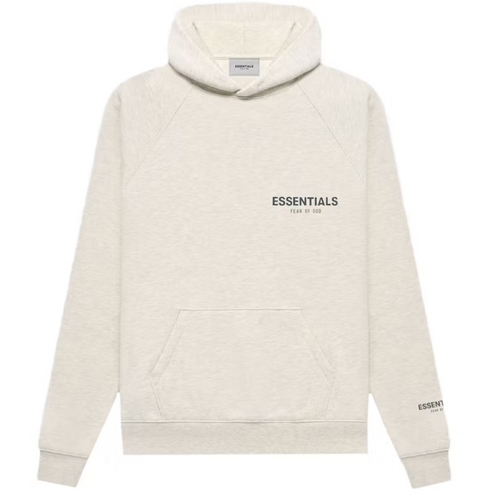 Fear of God Essentials Core Collection Pullover Hoodie Light Heather Oatmeal
