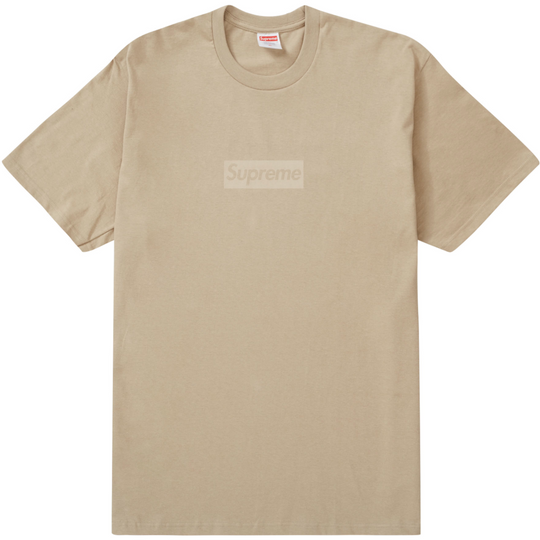 Supreme Tonal Box Logo Tee (Khaki)