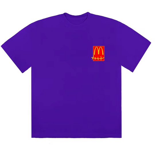 Travis Scott x McDonald's Action Figure Series II T-shirt 'Purple'