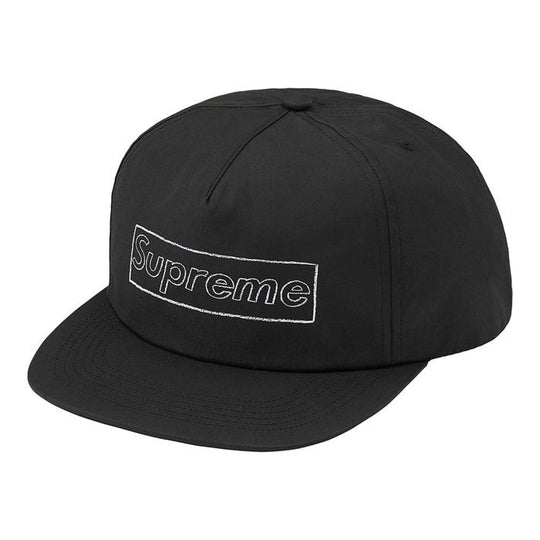 Supreme KAWS Chalk Logo 5-Panel (Black)