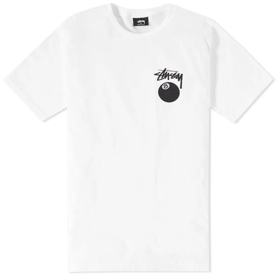 Stussy 8 Ball White T-Shirt