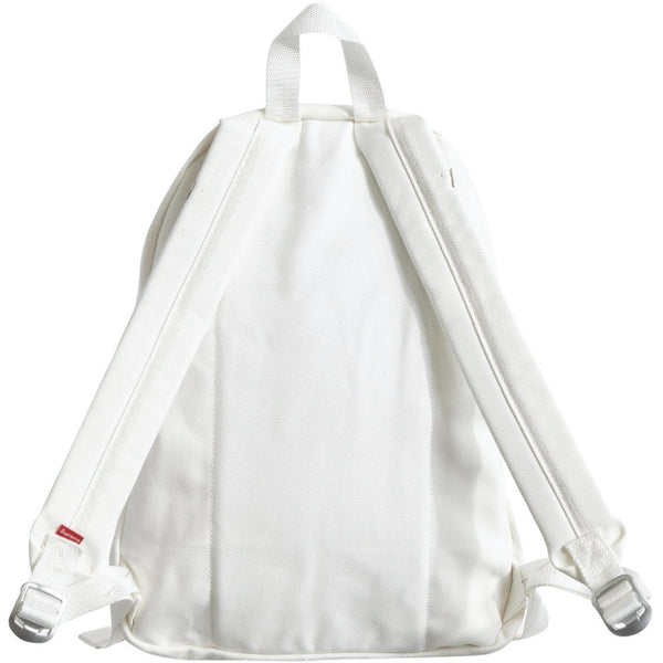 Supreme Canvas Backpack - White