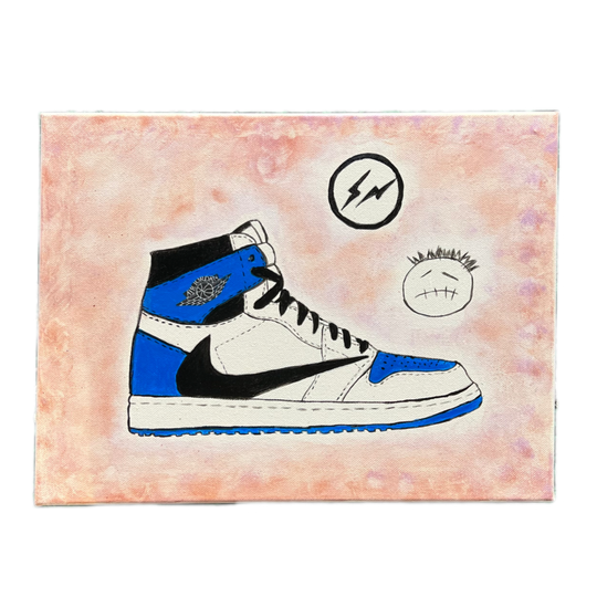 Hand Drawing Paintings  (Fragment x Travis Scott)