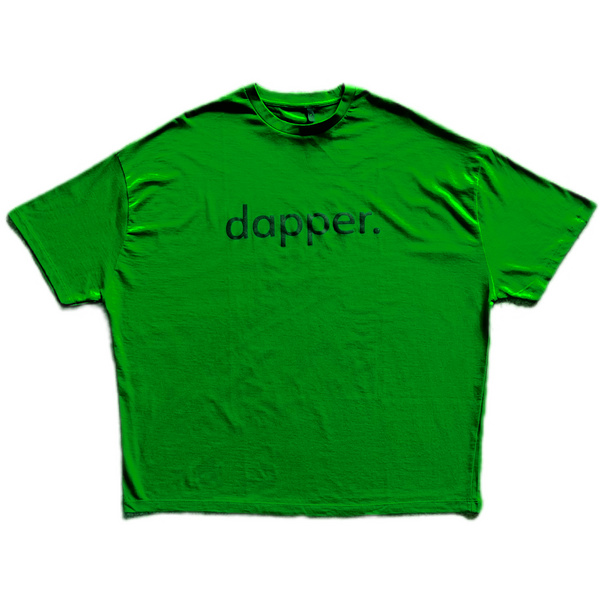 Dapper Beast Oversized Cotton T-Shirt (Green)