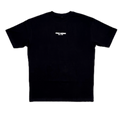 Palm and Roses Oversized  Street Runners T-Shirt (Black)